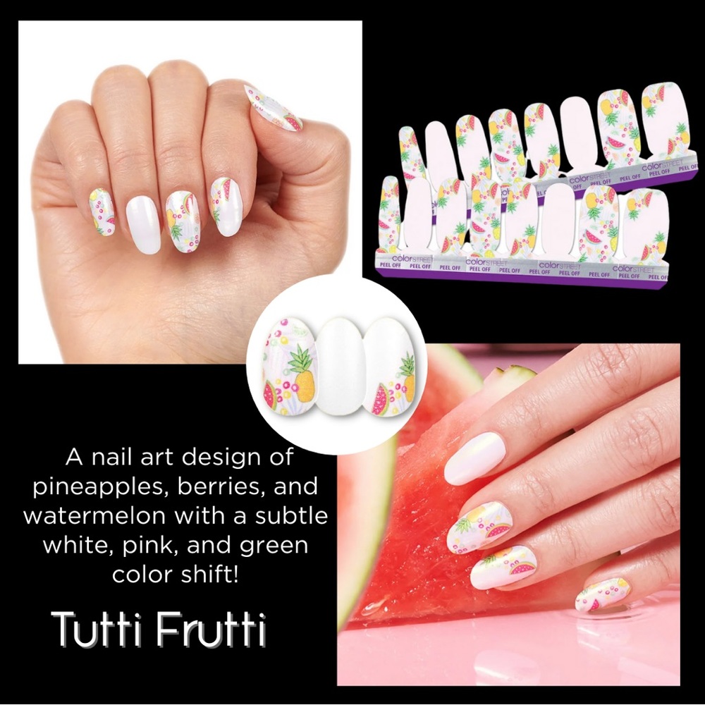 Retired Color Street Nail Strips - Tutti Fruitti